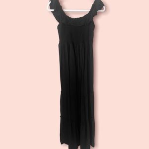 Black maternity dress